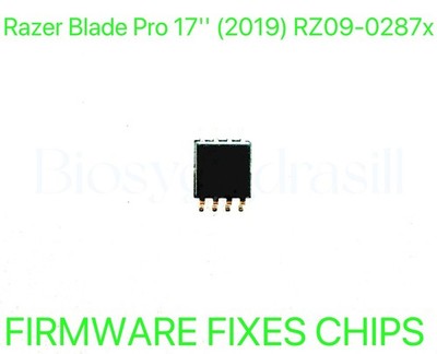 RAZER BLADE PRO 17'' (2019) RZ09-0287x, FIRMWARE FIXES BIOS CHIP