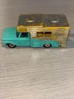 VTG Husky Ford Camper Seafoam Green Great Britain Rare HTF See Photos Jr. Corgi