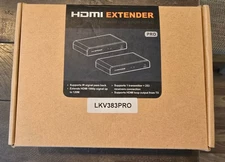 AGPTEK HDMI Extender LKV372PRO,1080P, HD Network Extender, Brand New 1010-02AM