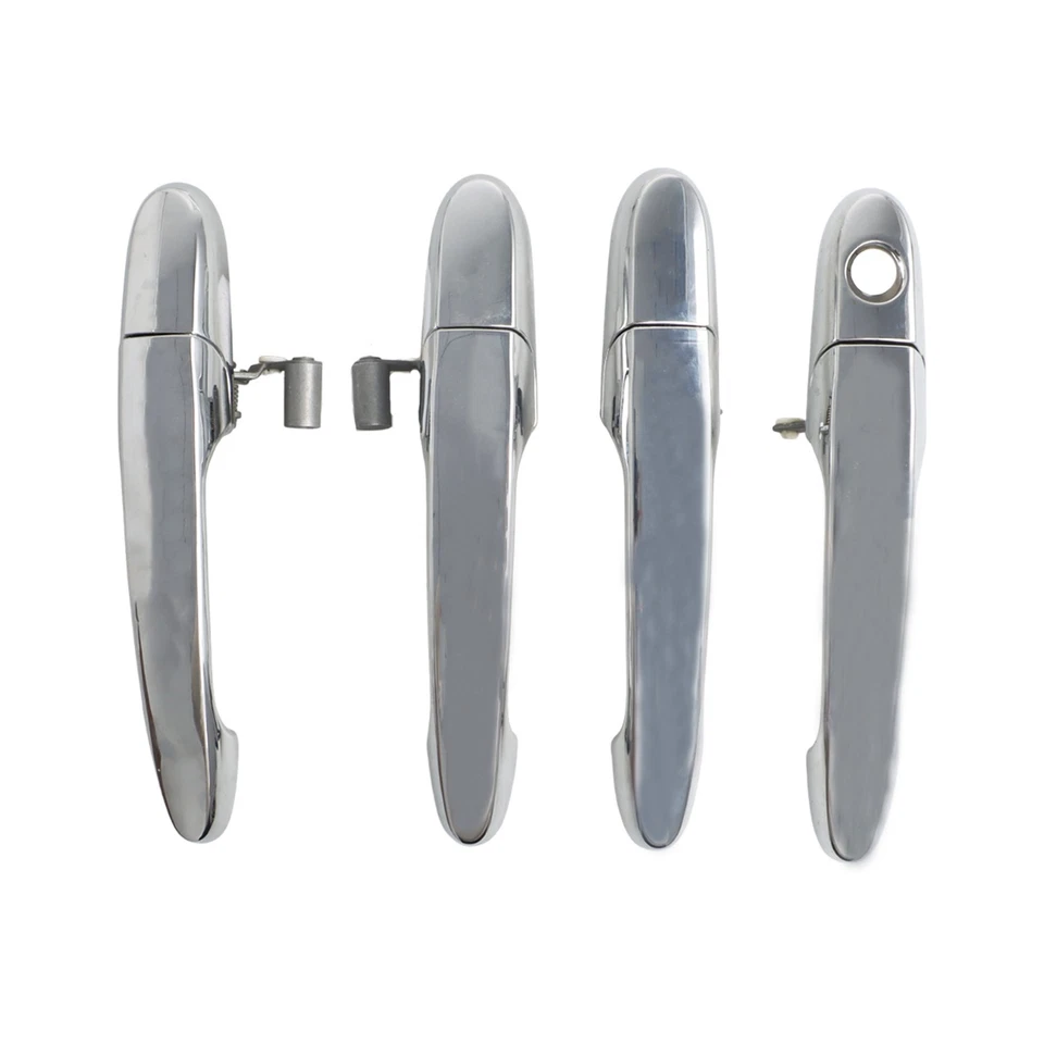  Juego completo de 4 manijas de puerta exteriores exteriores cromadas ABS para Chevy Buick Pontiac Foto 2 de 4