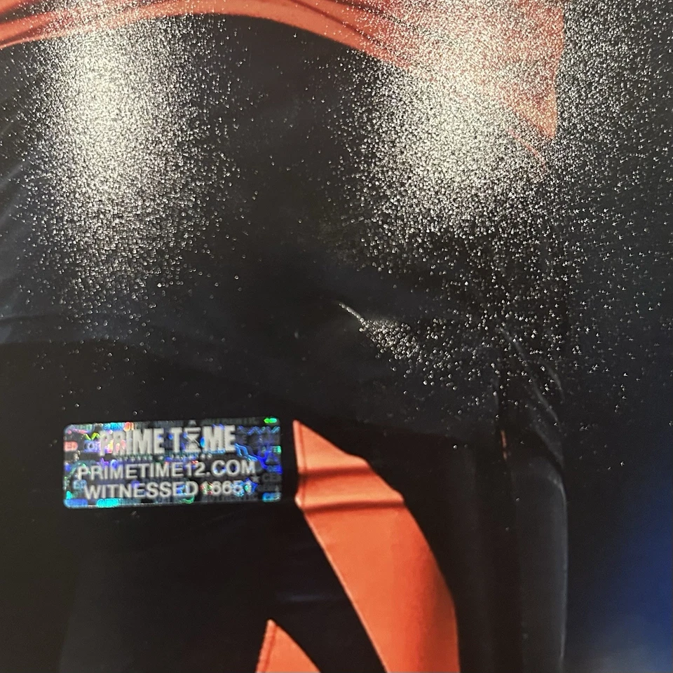 Foto autografiada por Von Bell y Eli Apple Dual Bengals 11x14 certificada en horario estelar Foto 3 de 3