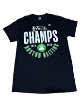 Boston Celtics NBA Finals Champs T-Shirt Black Fanatics Men  s Small Basketball