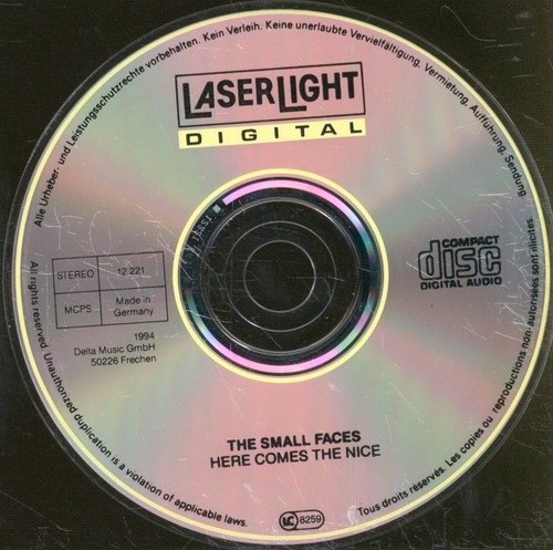Small Faces Here Comes the Nice CD Europe Laserlight Digital 1994 12221 - Bild 3 von 3