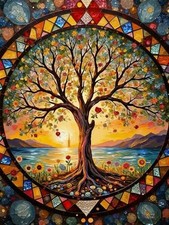 Diamond Painting Kits for Adults, 5D Diamond Art Kits Full Drill Tree of Life