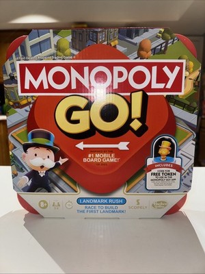 Monopoly GO! Board Game - Landmark Rush, Inspired by the #1 Mobile Board Game