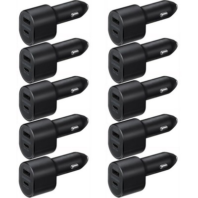 Original Samsung Galaxy S8 S9 S10+ Note 9 10 OEM Adaptive Fast Rapid Car Charger