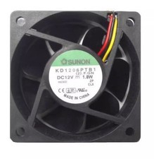 SUNON KD1206PTB1 DC12V 1.8W 60 25MM 3-Wire Cooling Fan