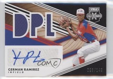 2020 Elite Extra Edition DPL Material Signatures Black German Ramirez Auto 00gy