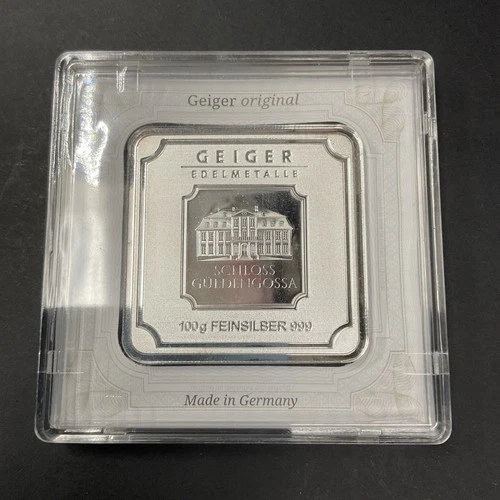 Geiger Edelmetalle Security Line 100 gram .999 Fine Silver - In Assay