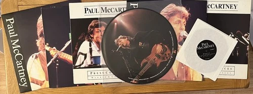 7 x  Press Conferences By Paul McCartney Picture Discs Colour Vinyl Beatles