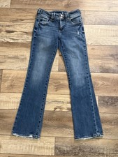 KanCan  Women  s High Rise Double Button Bootcut Jean Medium Wash Size 26/3