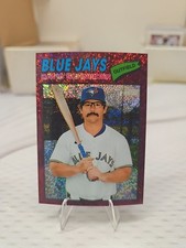 2026 Topps Heritage #224 Davis Schneider Chrome Burgundy Sparkle Refractors