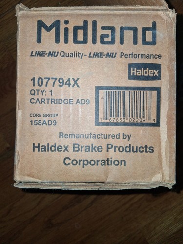 Genuine Midland Haldex 107794X Air Brake Dryer Desiccant Cartridge AD9 Reman