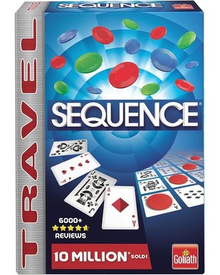Goliath Sequence Travel Kartenspiel Reiseversion Strategie Spiel 26 Spieler
