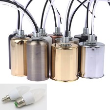 E27 E14 Ceramic Screw Light Base LED Filament Lamp Holder Indoor Led lamp Part