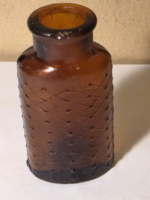 Sntique Sharp & Dohme Poison Bottle Diamond Pattern