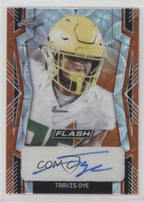 2022 Leaf Flash Portrait Orange Kaleidoscope 1/4 Travis Dye #PA-TD1 Auto 0u66