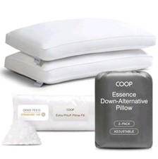 Coop Home Goods Queen Size Essence Down Alternative Pillow Set of 2