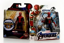 Marvel Spider-Man Action Figure Lot Iron Spider & Mystery Web gear Avengers