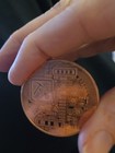 Degeneralized PEER to PEER Bitcon copper coin — photo 2