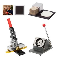 2X2 in Magnet Maker Machine Kit, Photo Magnet Maker Paper Cutter 100set Supplies