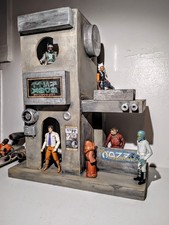 Custom Star Wars TVC Tatooine 2 Story Building Playset diorama 3.75