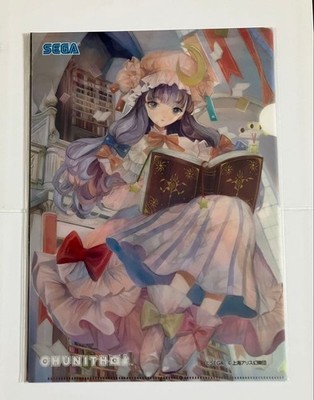 14+ Touhou Project Patchouli Knowledge A4 Clear File CHUNITHM Collaboration