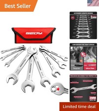 9-piece Super Thin Open-end Wrench Set Sae 14-1-116 3mm Thickness Slim ... 9-piece Super Thin Open-end Wrench Set Sae 14-1-116 3mm Thickness Slim ...