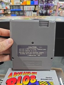 Un ragazzo e il suo blob nes gioco con manuale