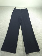   Vintage Ralph Lauren Black Label Pants Women 4 Made in USA Navy Wool Wide Flare