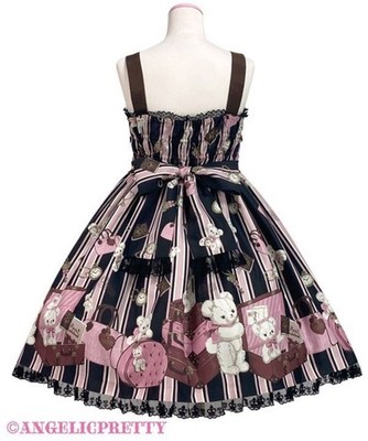 angelic pretty travel bear jumper skirt | eBay