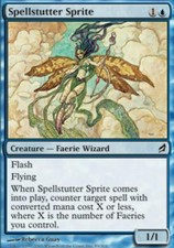 MTG English Spellstutter Sprite NM Normal Lorwyn
