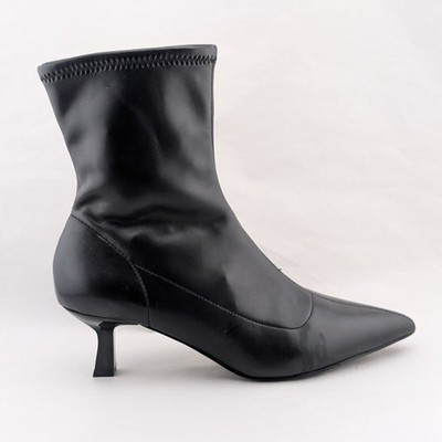  NEW Black Sizes 6.5, 7, or 7.5 Abound Erinn Soft Booties Kitten Heel Point Toe