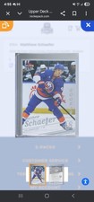 2025-26 Fleer Ultra Hockey Matthew Schaefer  Platinum #19/25. EPACK TRANSFER