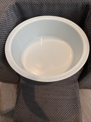 Vintage Pyrex Big Bertha 664 Spring Blossom Green Crazy Daisy Dish