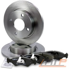 BREMSSCHEIBEN VOLL Ø240 + BREMSBELÄGE VORNE FÜR FORD COURIER FIESTA 3 4 KA RB