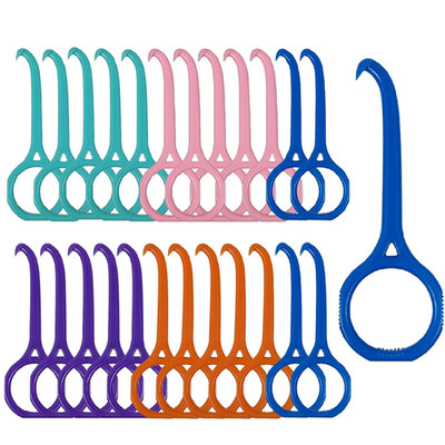 25PCS Aligner Remover Tool,Clear Aligner Removal Tool for Invisalign,Mix 5 Brigh