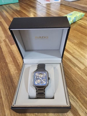 Brand new RADO TRUE SQUARE skeleton open heart. UNWORN - Image 1 of 3
