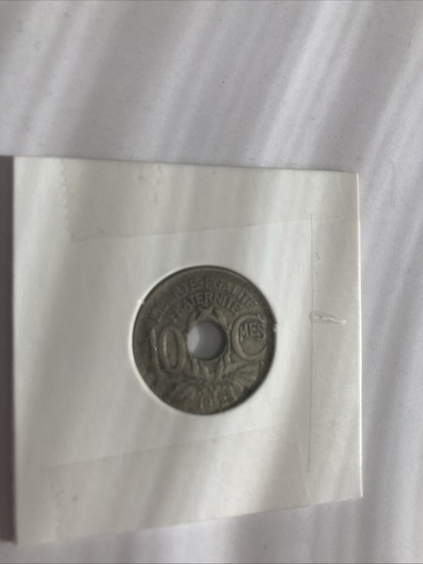 France 1923 10 Centimes Circulated Great Condition