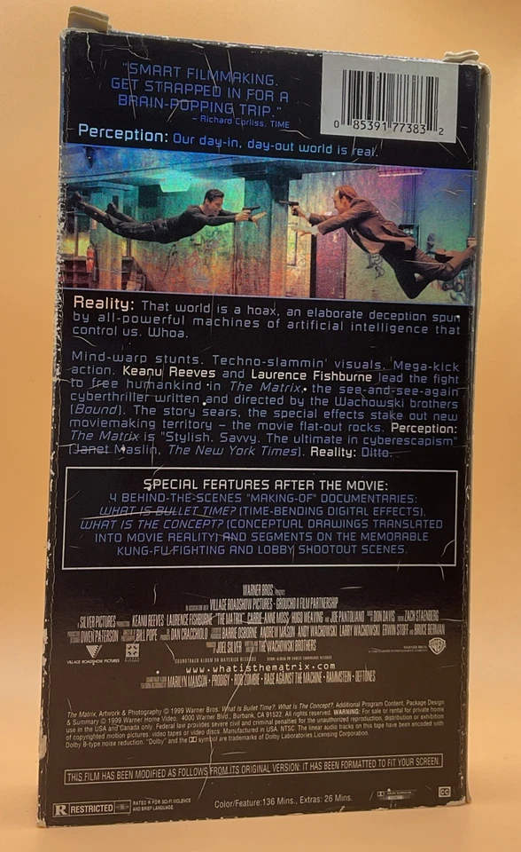 The Matrix VHS 1999 Collector's Edition Keanu Reeves **Buy 2 Get 1 Free** - Image 2 of 3