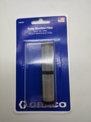 Graco Easy Out Pumpenverteilerfilter kurz Maschenweite 60 Art. 246384 Filter
