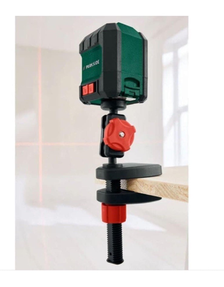 LIVELLA LASER A croce parkside TRACCIATORE AUTOLIVELLANTE BOLLA DIGITALE