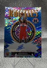 Topps Finest 2025-26 Rookie Autographs Jamir Watkins Blue X-Fractor /99 Wizards