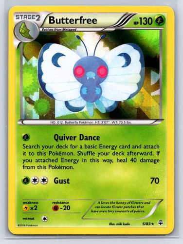 Butterfree 5/83 Holo Rare Generations Pokemon Moderately Played