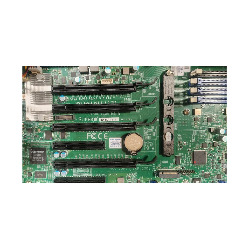 Supermicro SuperServer 8-Bay Workstation Server X11DPi-NT Bare System 2x PSU - Image 2 of 4