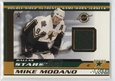 2001-02 Pacific Vanguard Mike Modano Derian Hatcher #11 HOF 0qo1