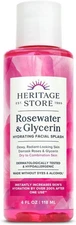 Heritage Store Rosewater Hydrating Facial Splash 8 oz EXP 4/24