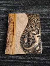 Beachcombers Mermaid Handmade Paper Wood Cover Photo Album Picture Book 4x6"