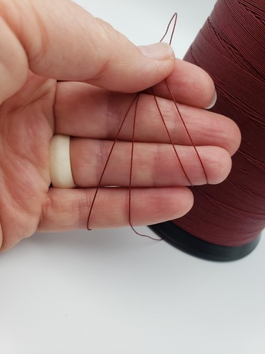 Heminway & Bartlett Nylbond/Nylsnu 80 Nylon Sewing Thread 88 Burgundy - Picture 3 of 6
