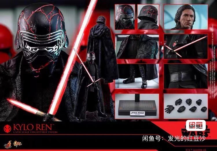 Hot Toys MMS560 Star Wars  1/6  The Rise of Skywalker Kylo Ren  Figure In Stock